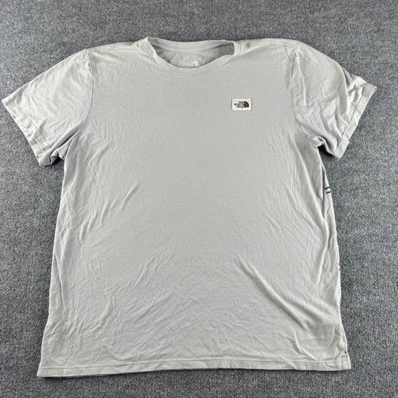 The North Face Other - The North Face Mens XL Gray Graphic T-Shirt Short Sleeve Geometric Arc Logo Tee